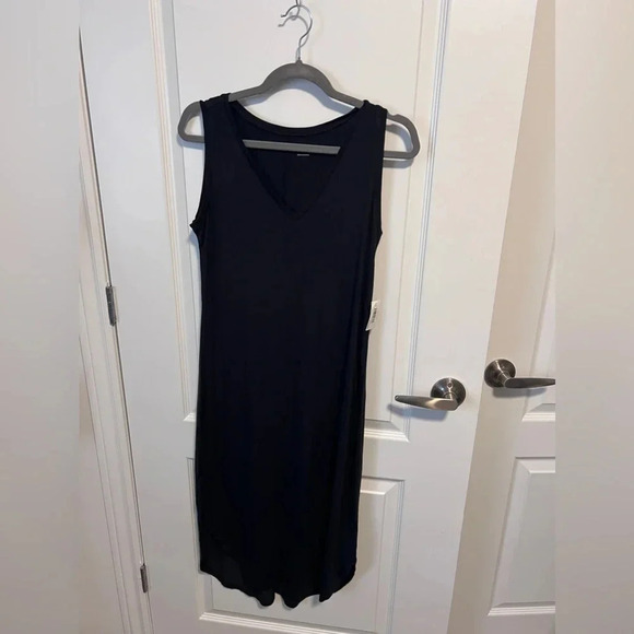 NWT | Daily Ritual | Basic  Black Jersey Tank Dress | Size S - Picture 8 of 8